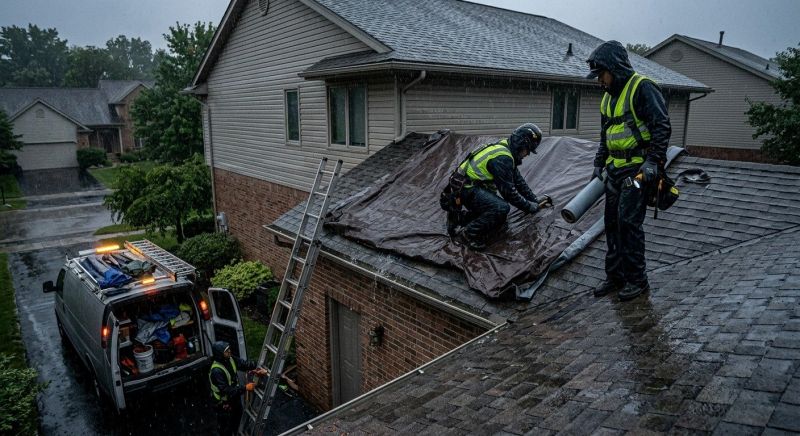 Collapsing Roof Repair
