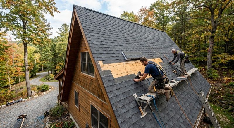 A Frame Roof Repair in Pike County, PA