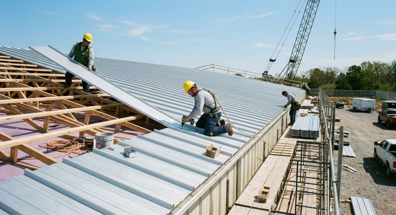 Aluminum Roof Installation in Hawley, PA