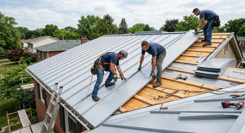 Aluminum Roof Installation in Newton, NJ