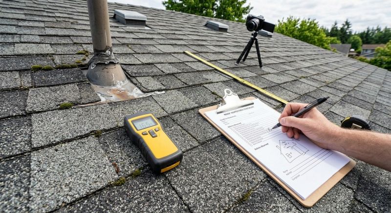 Asphalt Roof Inspection in Highland Lakes, NJ