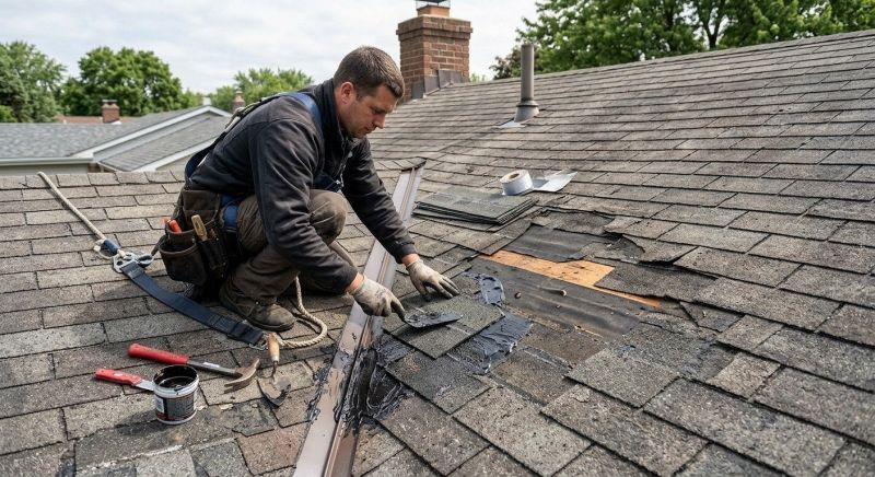 Asphalt Roof Leak Repair in Westtown, NY