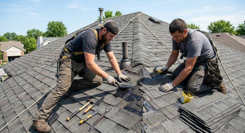 Asphalt Roof Repair in Bushkill, PA