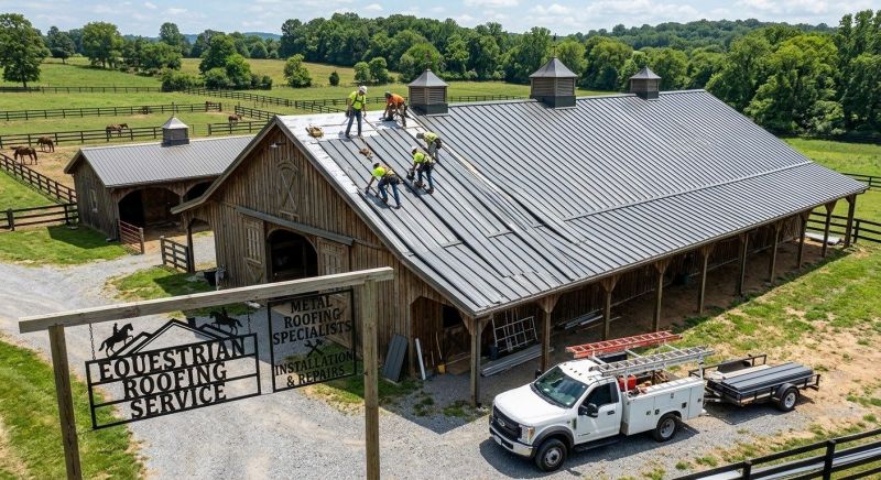 Barn Roof Installation in Pike County, PA