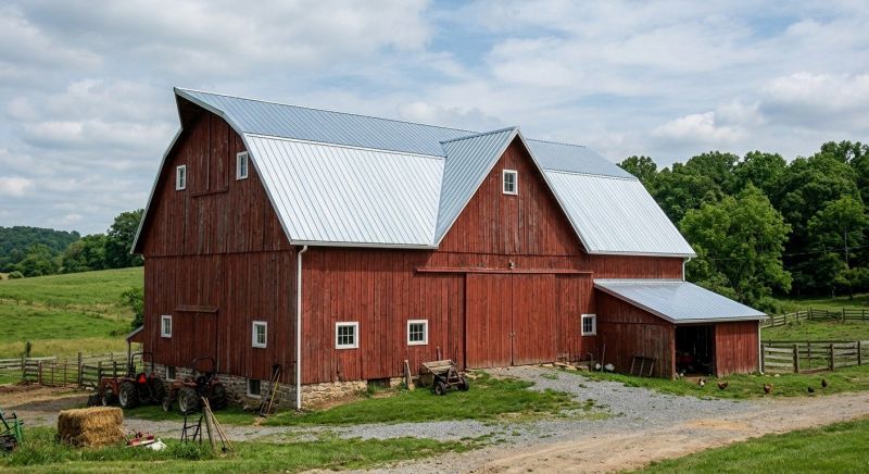 Barn Roof Replacement in Shohola, PA