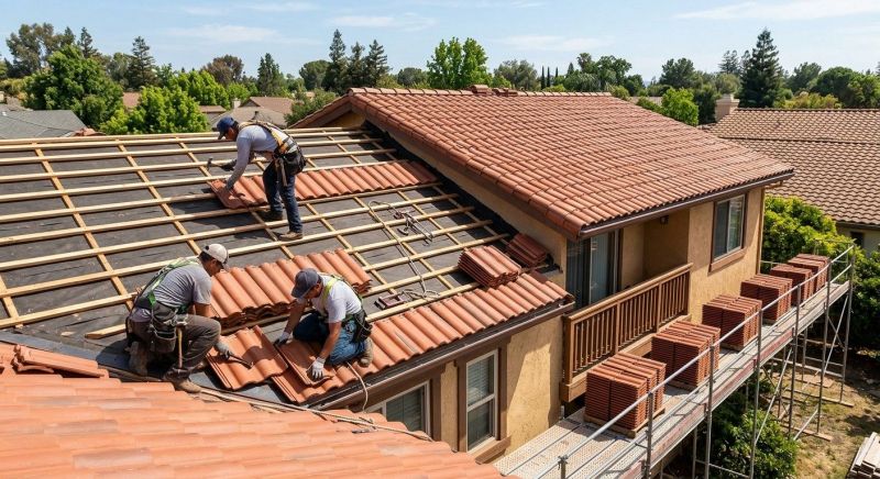 Barrel Tile Roof Installation in Pike County, PA