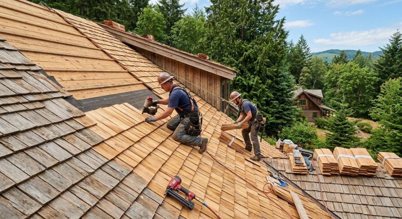 Cedar Roof Installation in Bushkill, PA