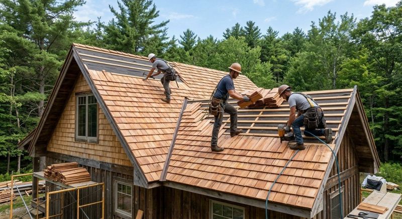 Cedar Roof Installation in Middletown, NY
