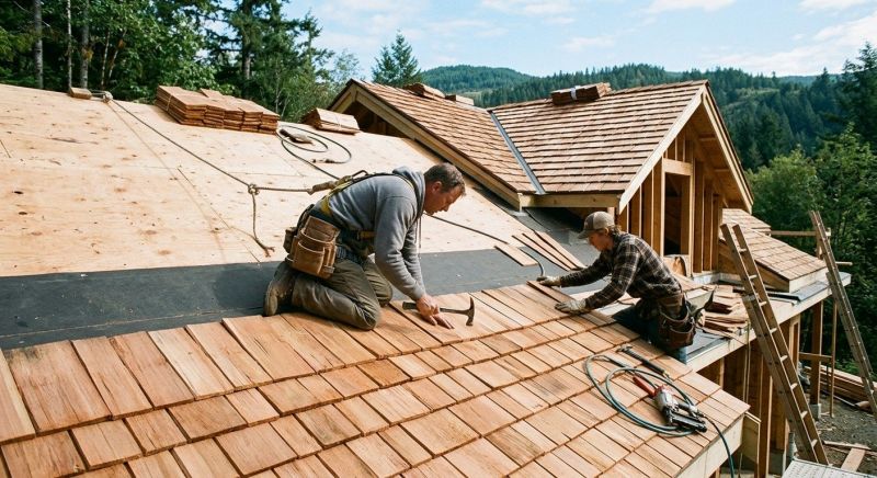 Cedar Roof Installation in Warwick, NY