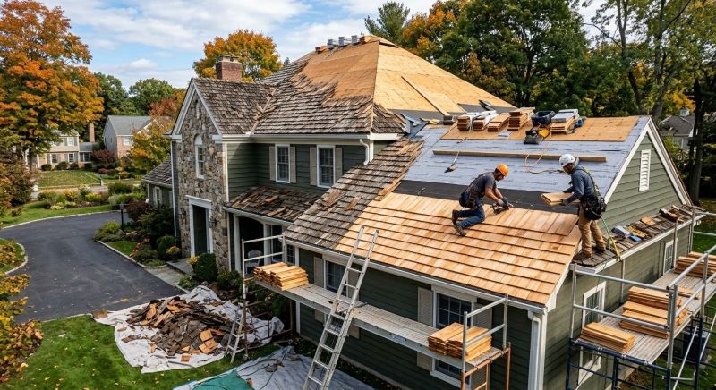 Cedar Roof Replacement in Sparta, NJ