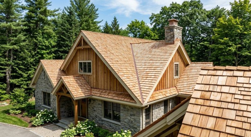 Cedar Shake Roof Construction in Bushkill, PA