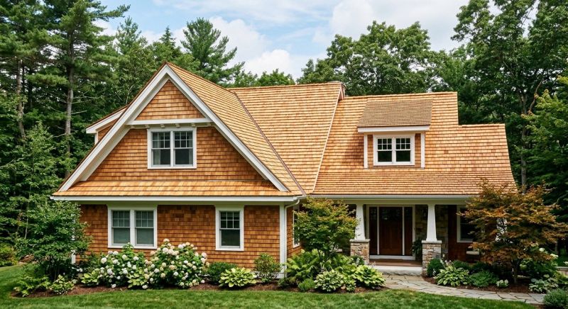 Cedar Shake Roof Construction in Milford, PA