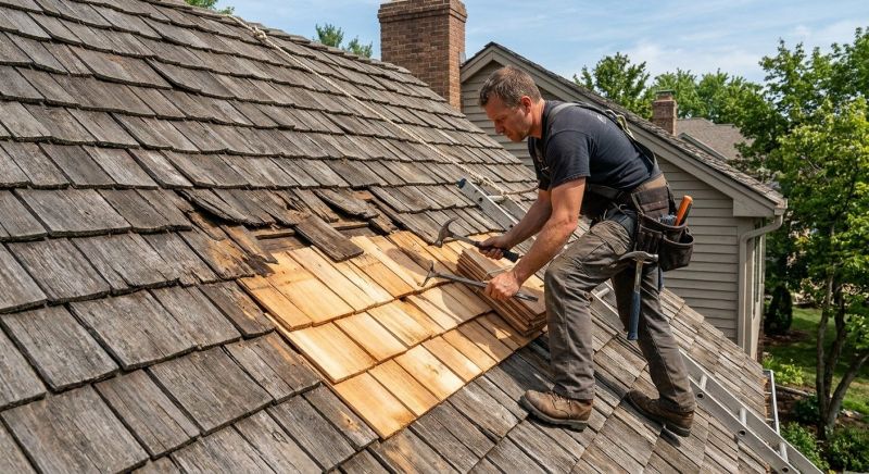 Cedar Shake Roof Repair in Bushkill, PA