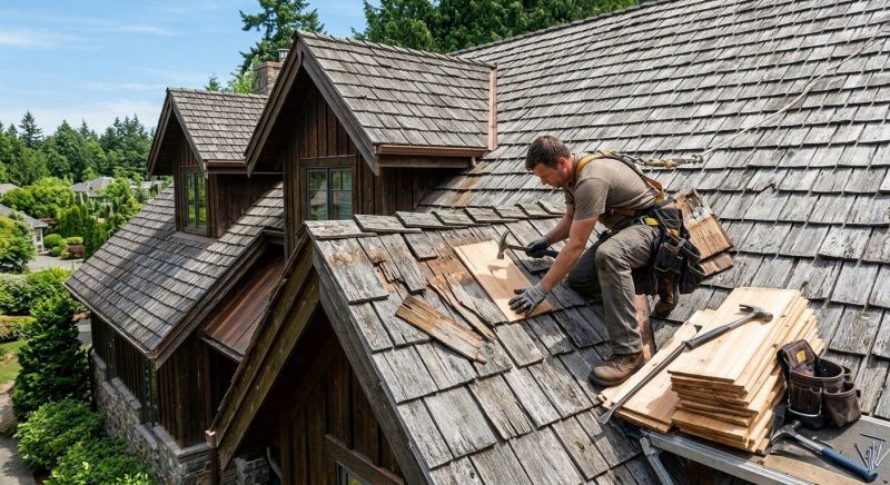 Cedar Shingles Repair in Highland Lakes, NJ
