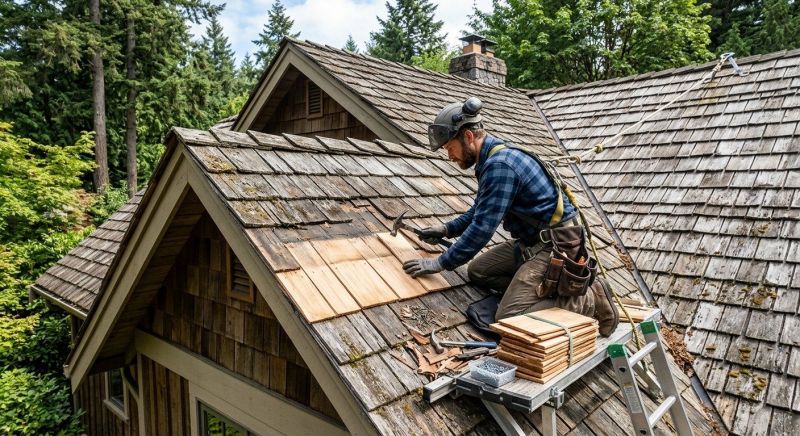 Cedar Shingles Repair in Slate Hill, NY