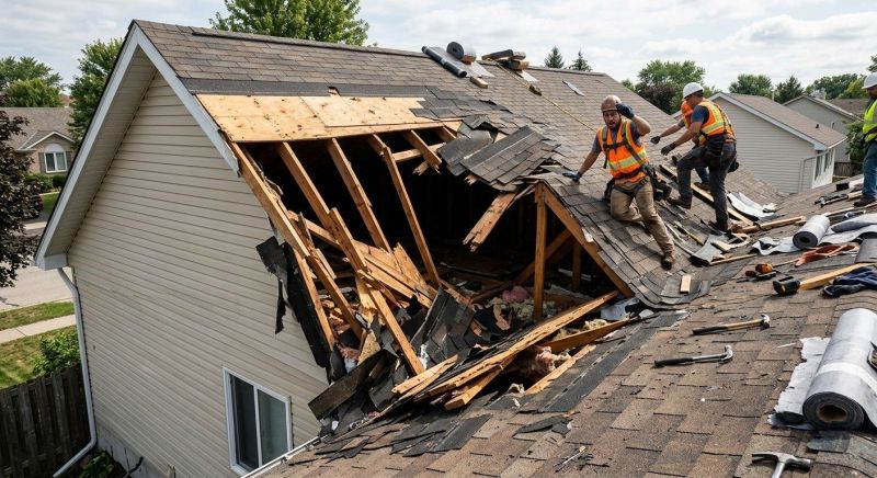 Collapsing Roof Repair in Pike County, PA