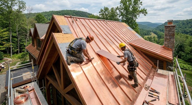 Copper Roof Installation in Pike County, PA