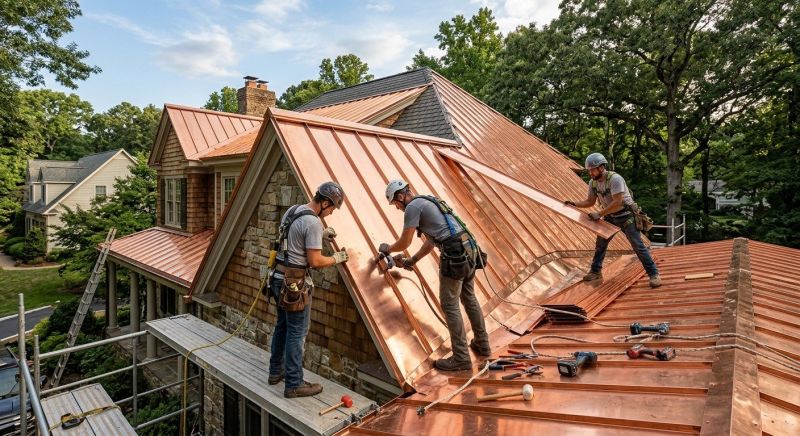 Copper Roof Installation in Pike County, PA