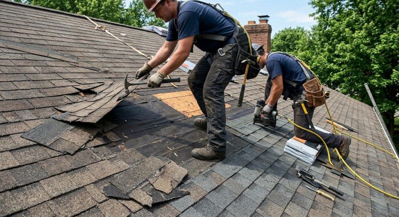 Damaged Roof Repair in Highland Lakes, NJ