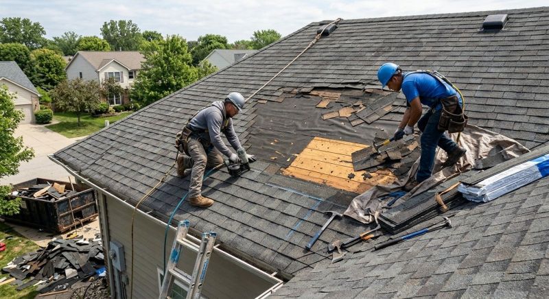 Damaged Roof Repair in Shohola, PA