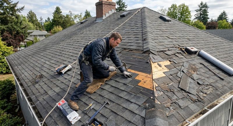 Damaged Roof Repair in Sussex County, NJ