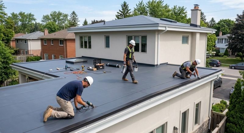 Flat Roof Installation in Middletown, NY