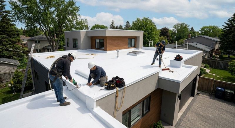 Flat Roof Installation in Slate Hill, NY
