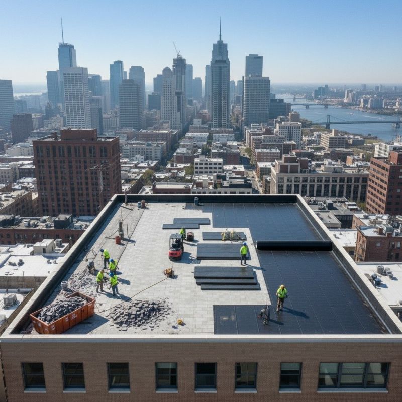 Flat Roof Replacement in Franklin, NJ