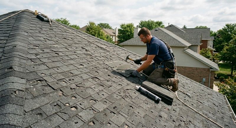 Hail Damage Roof Repair in Bushkill, PA