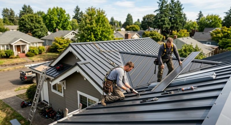 Metal Roof Repair in Bushkill, PA
