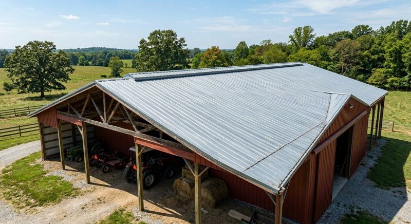 Pole Barn Roof Repair in Hawley, PA