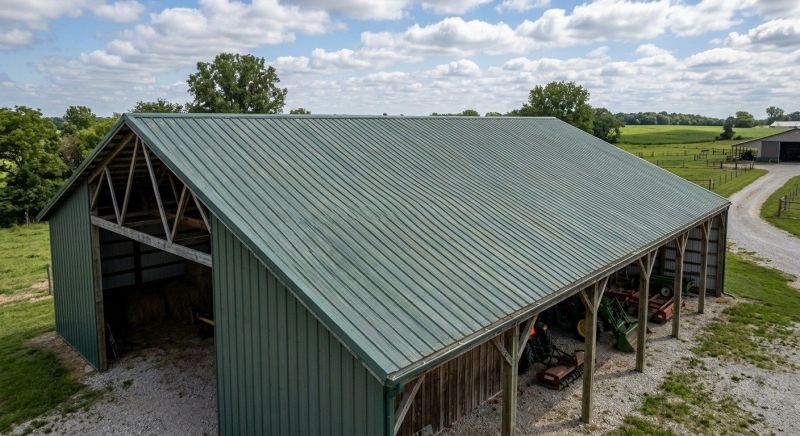 Pole Barn Roof Repair in Hawley, PA