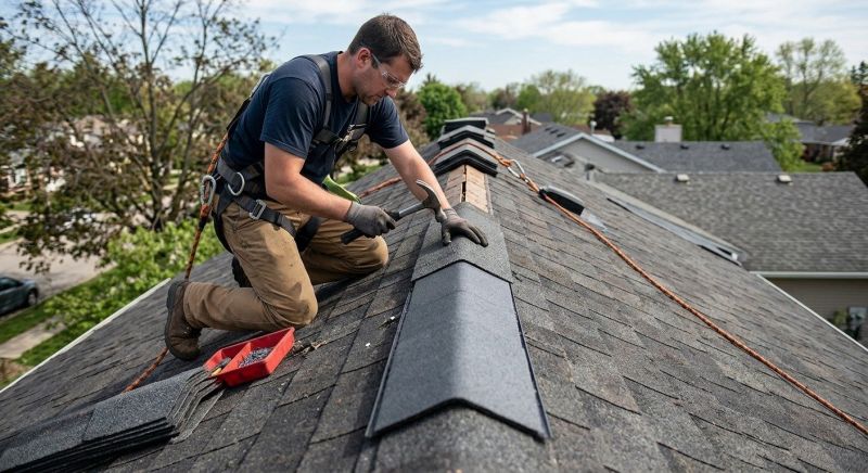 Ridge Cap Repair in Pike County, PA