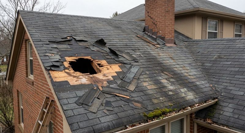 Roof Damage Repair in Hawley, PA