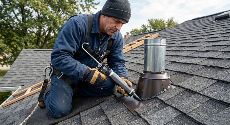 Roof Vent Flashing Repair in Pike County, PA