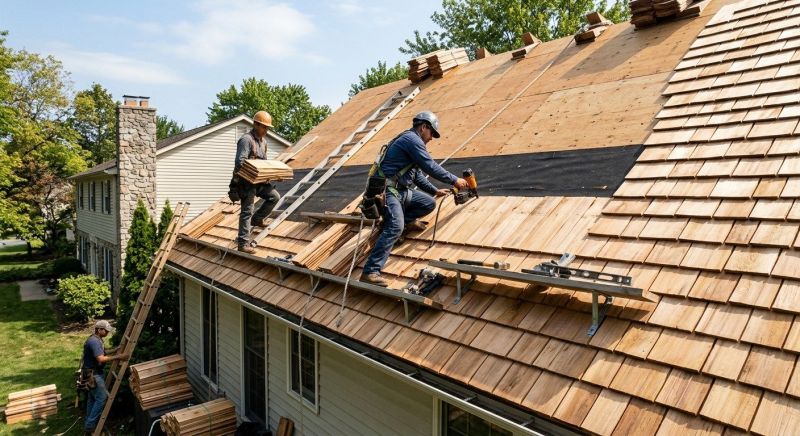 Shake Roof Replacement in Middletown, NY