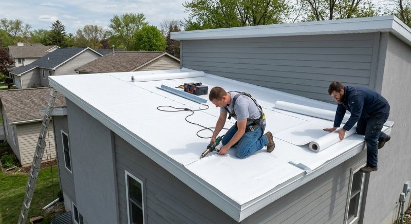 Single Ply Roof Installation in Pike County, PA