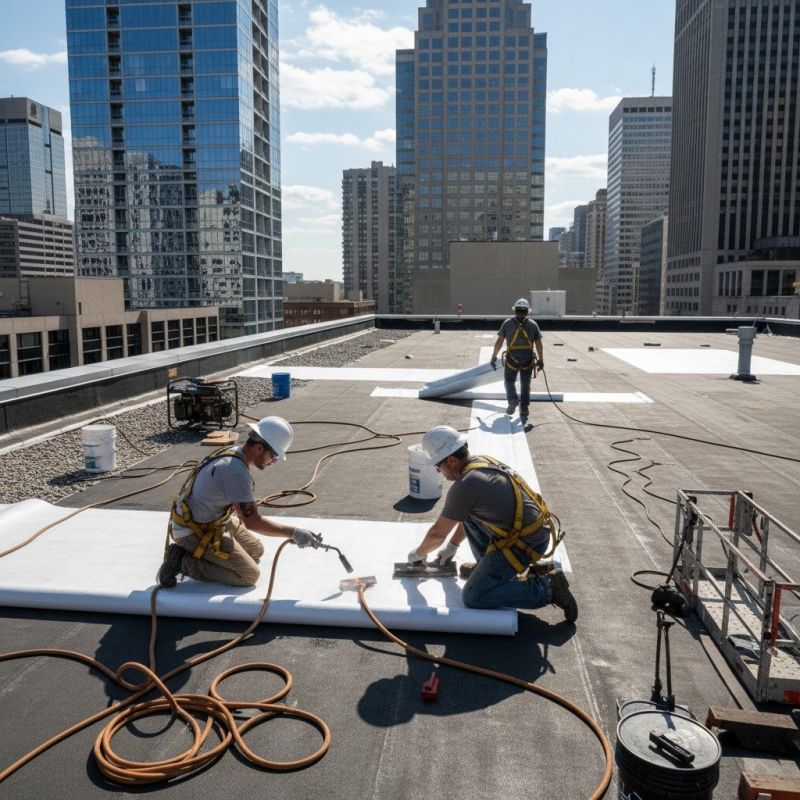 Single Ply Roof Repair in Westtown, NY