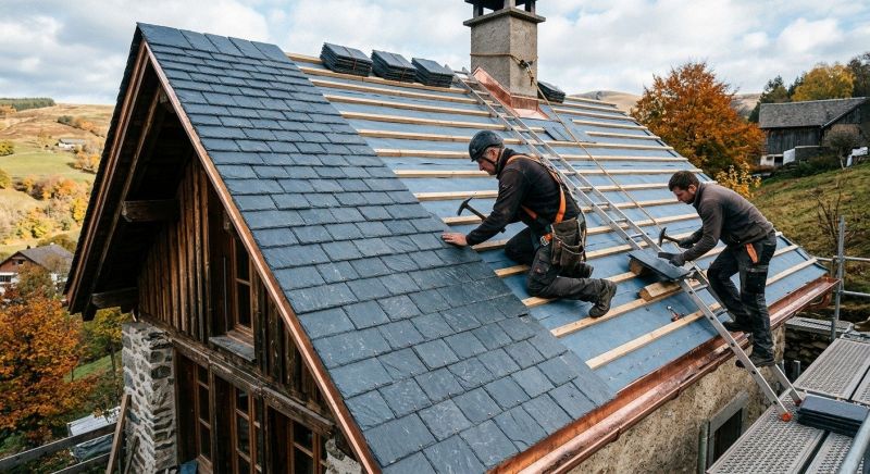 Slate Roof Installation in Sparta, NJ