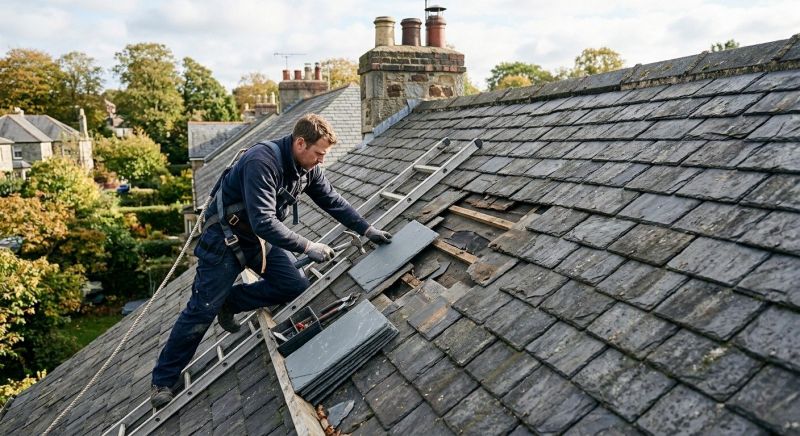 Slate Roof Repair in Bushkill, PA
