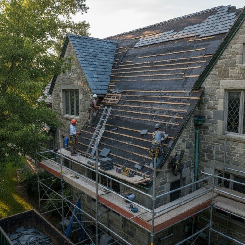 Slate Roof Replacement in Andover, NJ