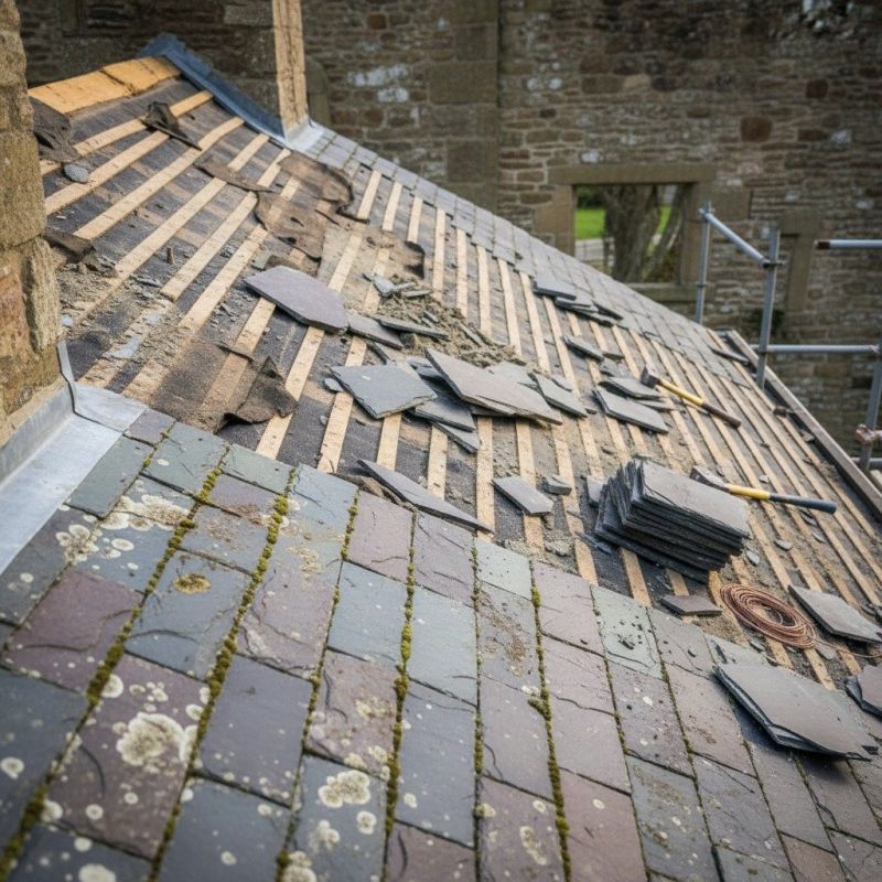 Slate Roof Replacement in Andover, NJ