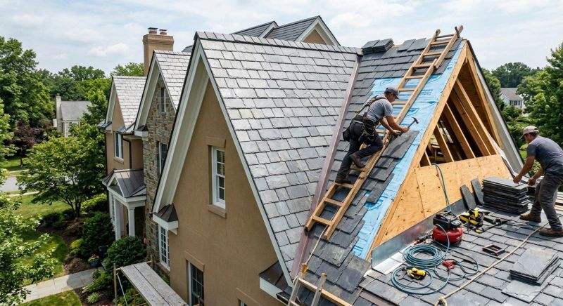 Slate Shingle Replacement in Pike County, PA