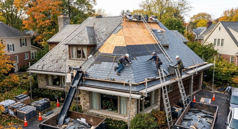 Slate Shingle Replacement in Pike County, PA