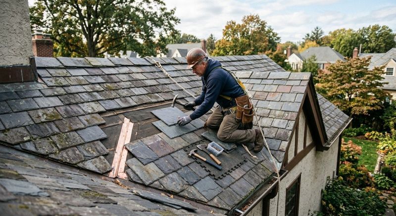 Slate Shingles Repair in Newton, NJ