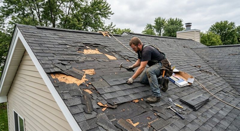 Storm Damage Roof Repair in Port Jervis, NY
