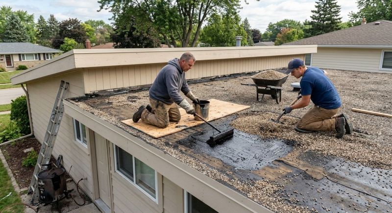 Tar And Gravel Roof Repair in Montague, NJ