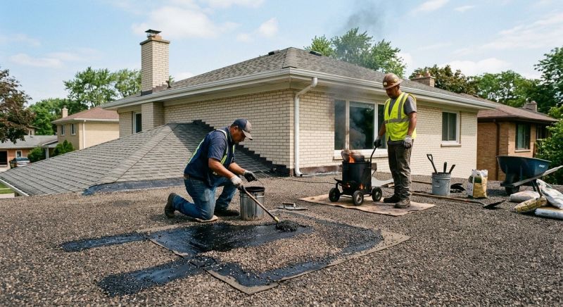 Tar And Gravel Roof Repair in Sussex, NJ