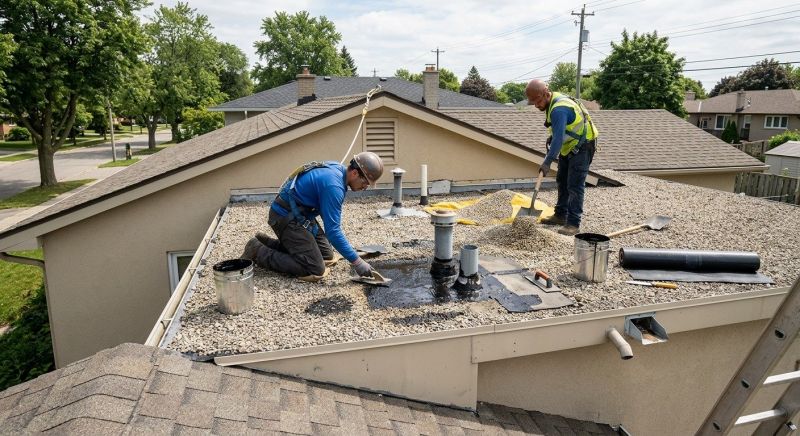 Tar And Gravel Roof Repair in Westtown, NY