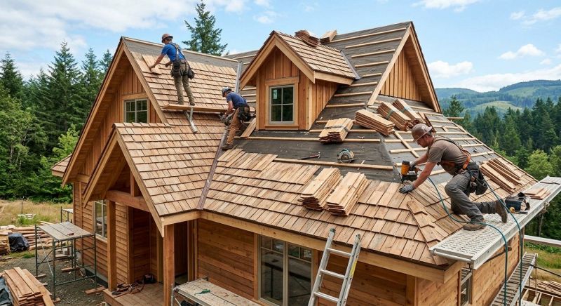 Wood Roofing Installation in Dingmans Ferry, PA